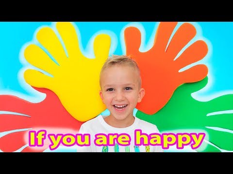 Vlad and Nikita play and dance with toy Hands Vlad and Nikita play and dance with toy Hands