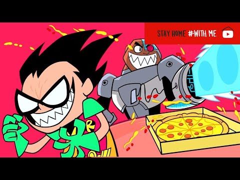 #StayHome Teen Titans Go! | Food Fight | DC Kids #StayHome Teen Titans Go! | Food Fight | DC Kids