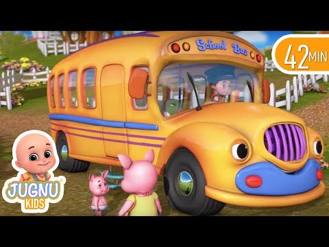 The Wheels On The Bus | Jugnu kids Nursery Rhymes and Baby Songs for Kindergarten The Wheels On The Bus | Jugnu kids Nursery Rhymes and Baby Songs for Kindergarten